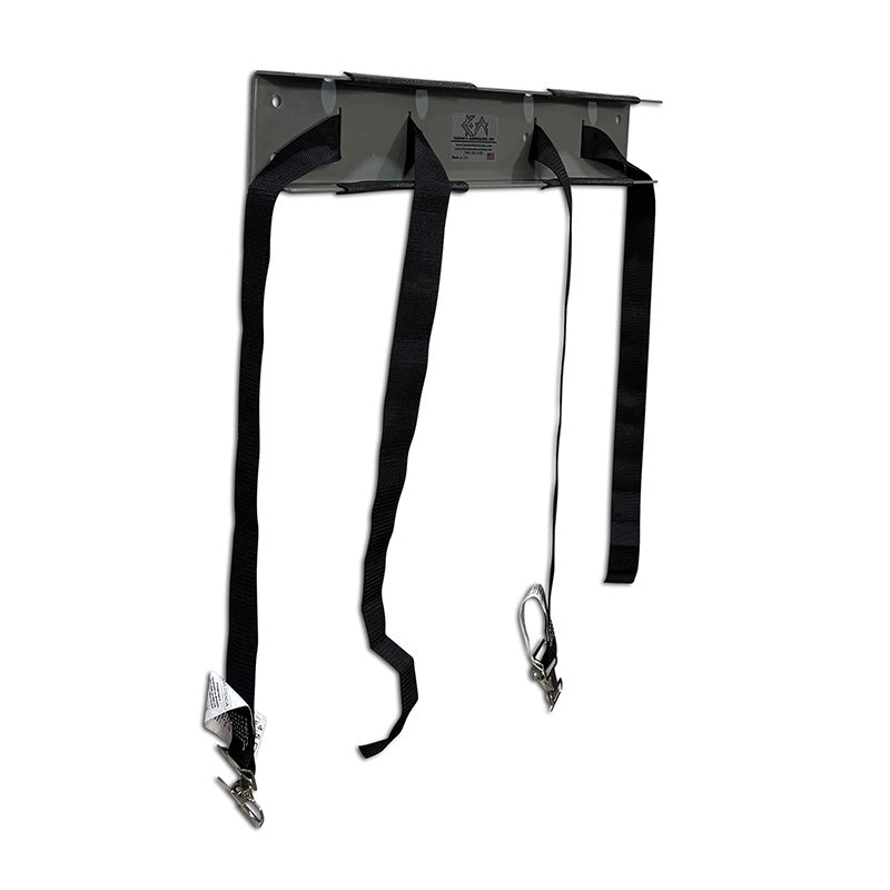 WB2 Gas Cylinder Wall Mount Bracket with open straps