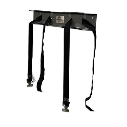 WB2 Gas Cylinder Wall Mount Bracket with open straps