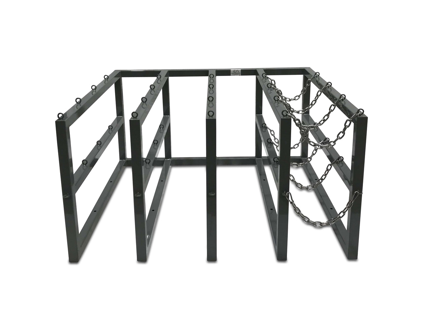 R4X4 gas cylinder rack - front view