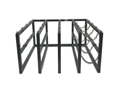 R4X4 gas cylinder rack - front view